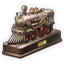 Modelo de locomotora de fundición